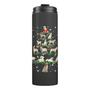 Funny Labrador Retriever Christmas Tree Classic T- Thermal Tumbler