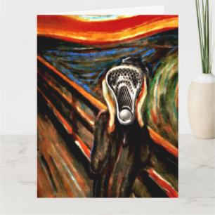 Funny Lacrosse Birthday Card