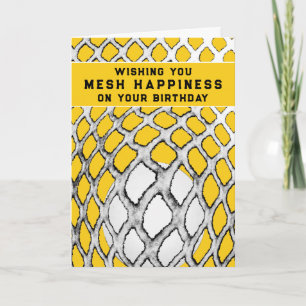 Funny Lacrosse Birthday Card