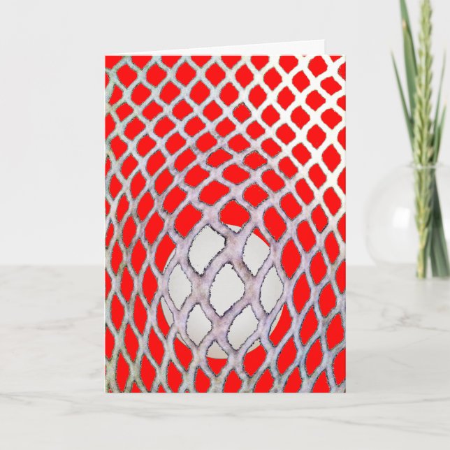 Funny Lacrosse Birthday Card (Front)