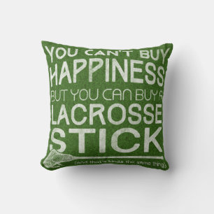 Funny Lacrosse Design Throw Pillows