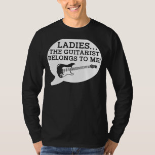 Funny Ladies Belongs to Me Guitarist Tee - Claim Y