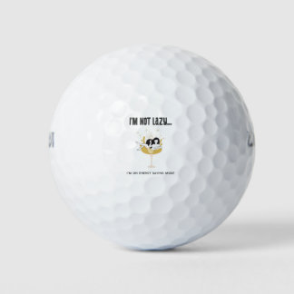 Funny Lady In Wine Glass With Funny Quote Golf Balls