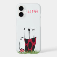 Funny Ladybug Dead Bug Yoga Pose