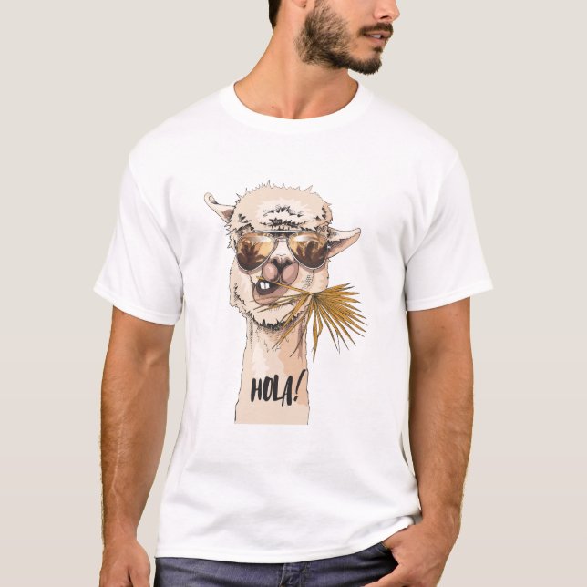 Funny lama T-Shirt (Front)