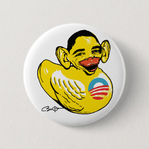Funny Lame Duck Potus Obama Gear 2 Inch Round Button