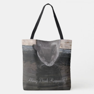 Funny Large Carry Tote Bag