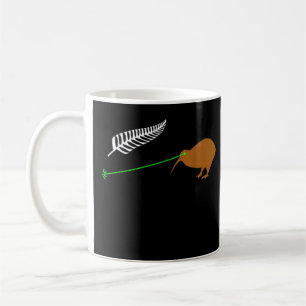 Funny Laser Kiwi Flag- New Zealand Popular Choice  Coffee Mug