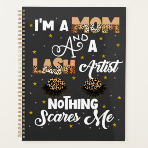 Funny Lash Artist Cosmetologist Quote Planner