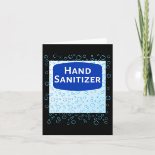 Funny Last Minute And Easy Hand Sanitizer Hallowee Card