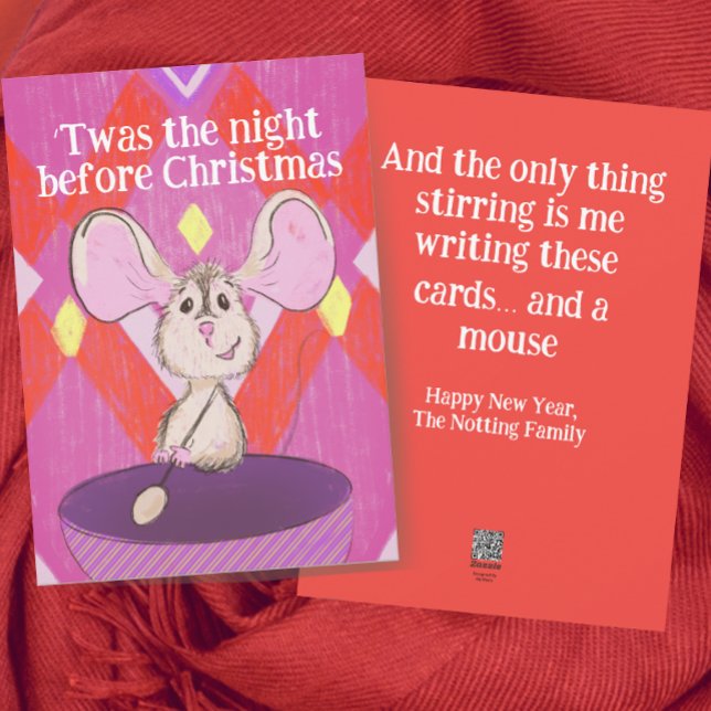 Funny Late After Christmas New Year Card  (Creator Uploaded)