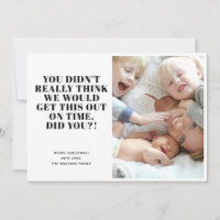 Funny Late Merry Christmas Photo