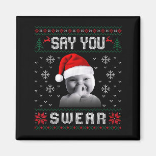 Funny Laughing Baby Ai Baby Meme Brainrot Ugly Chr Magnet