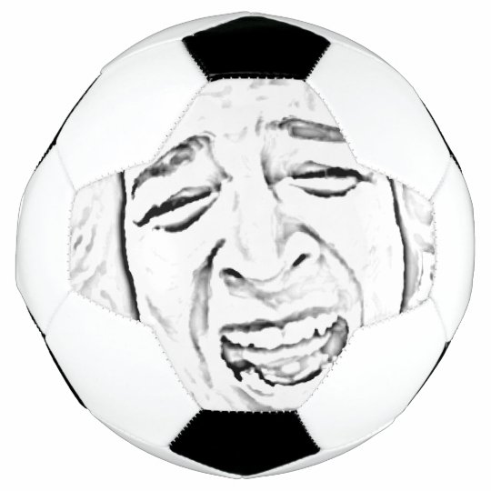 Funny Laughing Face Photo Drawing Design Soccer Ball Zazzle Ca Funny Laughing Face Photo Drawing Design Soccer Ball Zazzle Ca