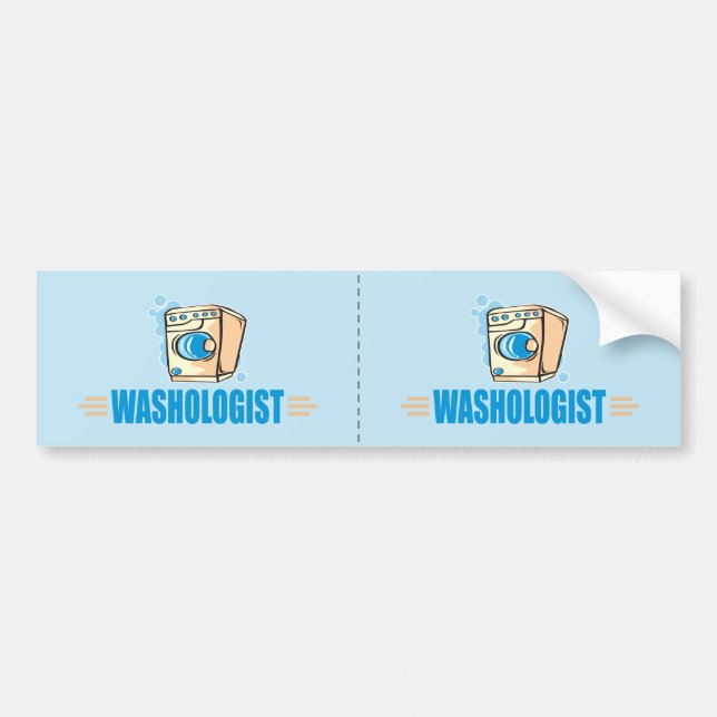 Funny Laundry Bumper Sticker (Front)