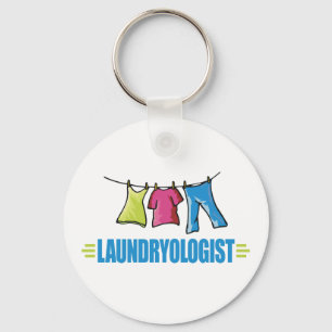 Funny Laundry Keychain