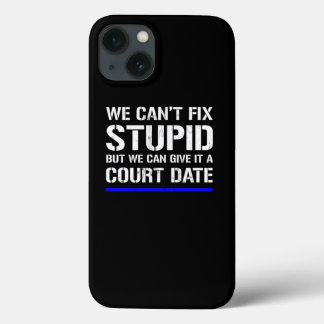Funny Law Enforcement Police Officer  iPhone 13 Case