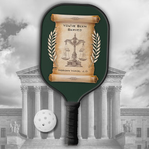 Funny Law Firm Partner Gift Pickleball Paddle