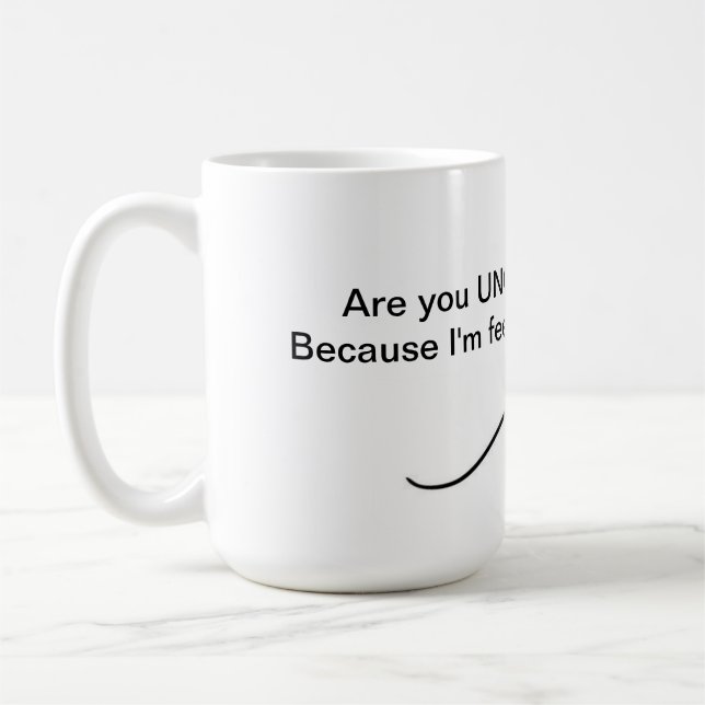 Funny Law Mug - Law Pick-Up Line (Left)