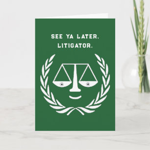 Funny Law School Graduation Card