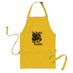 Funny Lawn Bowls Bowled And Beautiful, Standard Apron