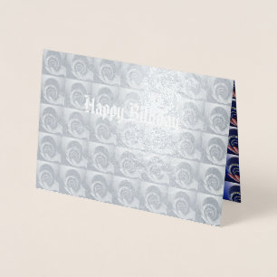 Funny Lawn Bowls Need A Hand, Silver Birthday Foil Card