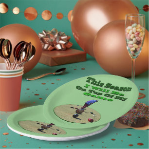 Funny Lawn Bowls This Season, Birthday Paper Plate