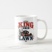 Funny Lawn Mower Dad Mug Design