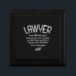 Funny Lawyer Definition Gift Box<br><div class="desc">Funny Lawyer Definition</div>