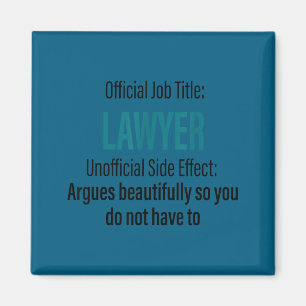 Funny lawyer definition quote attorney student magnet
