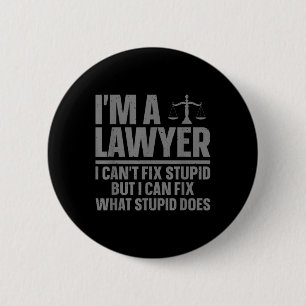 Funny Lawyer Design For Men Women Law School Attor 2 Inch Round Button