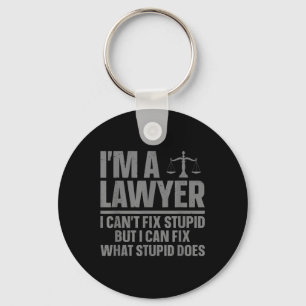 Funny Lawyer Design For Men Women Law School Attor Keychain
