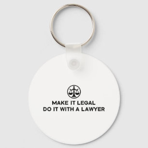 Funny Lawyer Keychain