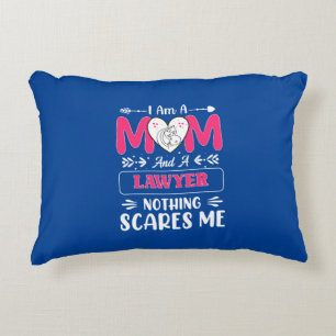 Funny Lawyer Mom, Lawyer Mom Funny Accent Pillow