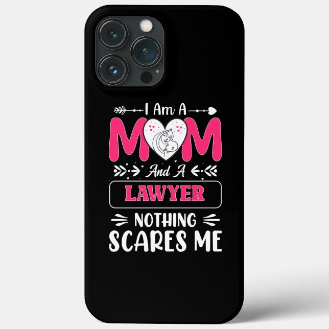 Funny Lawyer Mom, Lawyer Mom Funny Case-Mate iPhone Case (Back)