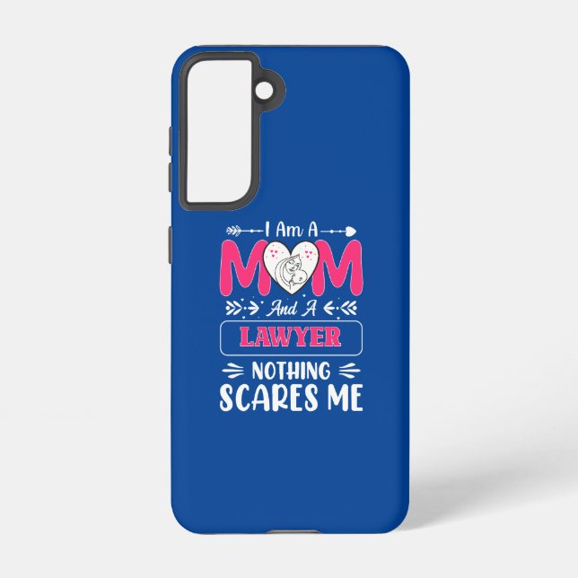 Funny Lawyer Mom, Lawyer Mom Funny Samsung Galaxy S21 Case (Back)