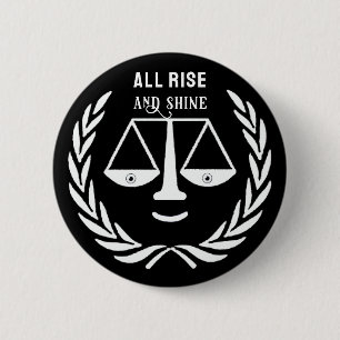 Funny Lawyer Novelty Gift Button