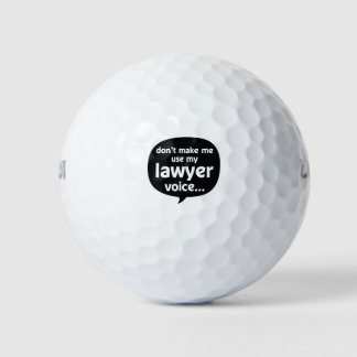 Funny Lawyer Saying - Law Students - Future Lawyer Golf Balls