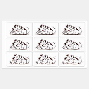 Funny Lazy Dog Design