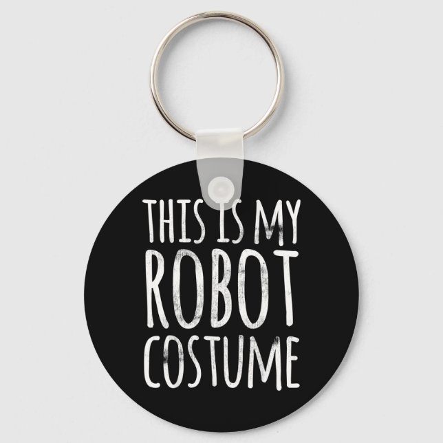 Funny Lazy Halloween Keychain (Front)
