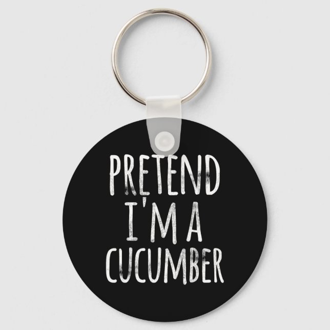 Funny Lazy Halloween Keychain (Front)