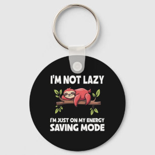 Funny Lazy Sloth Energy Saving Mode Keychain