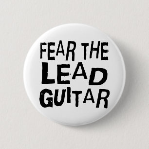 Funny Lead Guitar 2 Inch Round Button