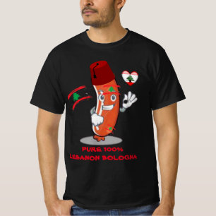 Funny Lebanese Funny Humour Lebanon Bologna T-Shirt