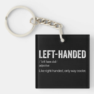 Funny Left Handed Definition Keychain