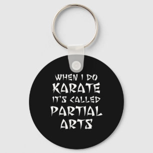 Funny Leg Arm Foot Amputee Karate Martial Partial Keychain