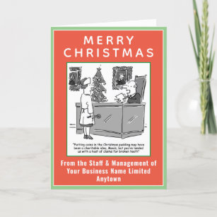 Funny Legal and Law Theme Christmas Holiday Card
