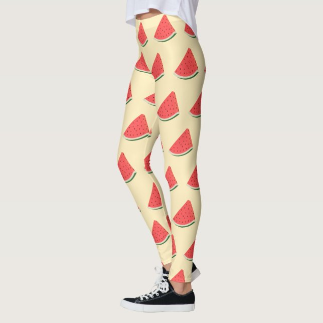 Funny Leggings with Watermelons - Choose Colours (Left)