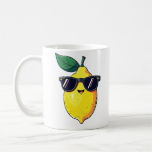 Funny Lemon Sunglasses Coffee Mug