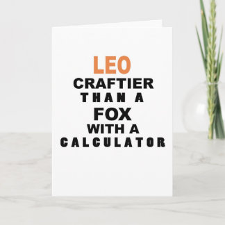 Funny Leo carte d'anniversaire